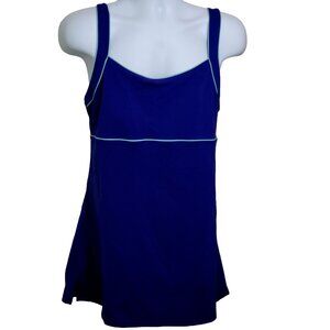 Speedo Endurance Swim Dress Women's Size 16 One Piece Atlantic Blue